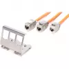 Adattatore Digitus AN-25183 per 3x modulo Keystone acciaio inox