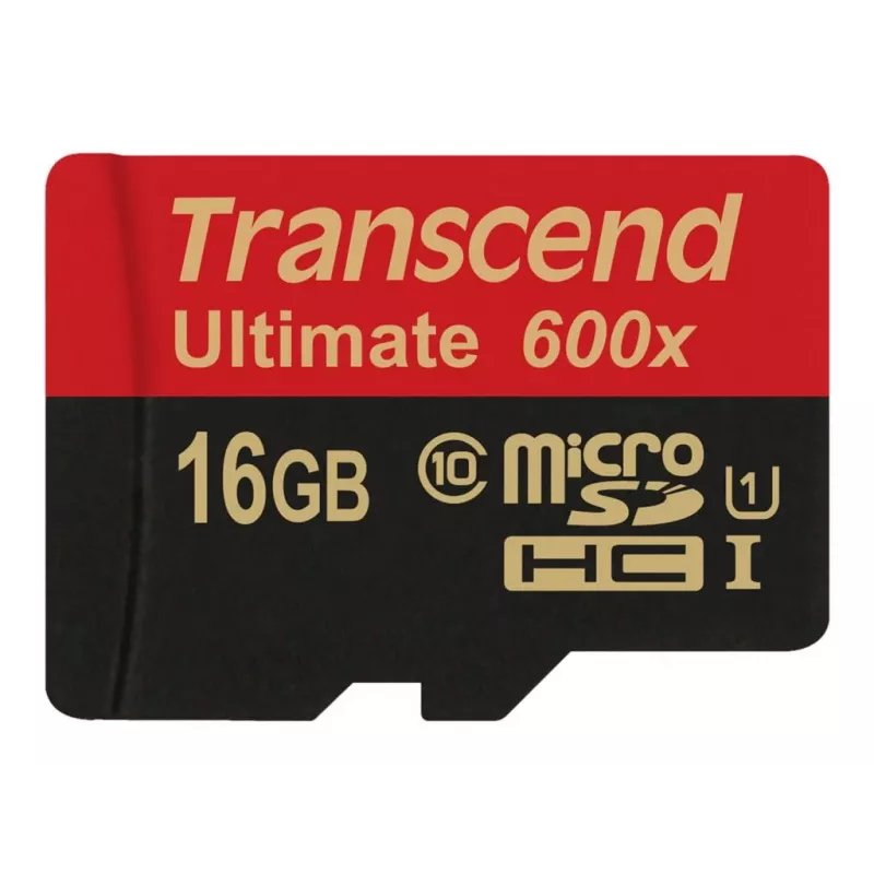 Transcend microSDHC MLC 16GB Class 10 UHS-I 600x + adattatore SD