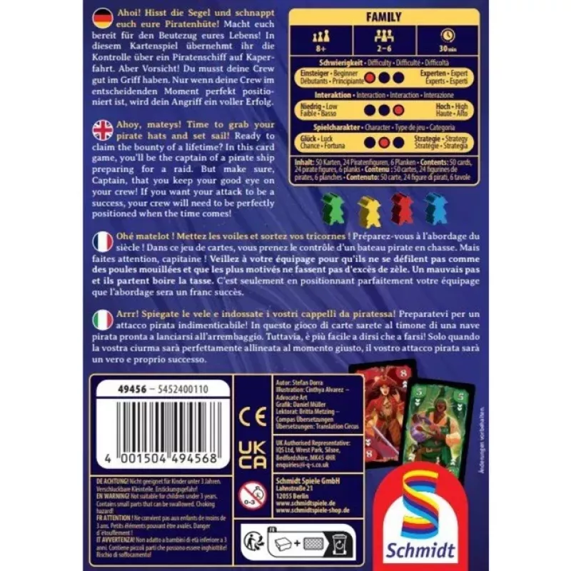 Skull Queen, gioco di carte