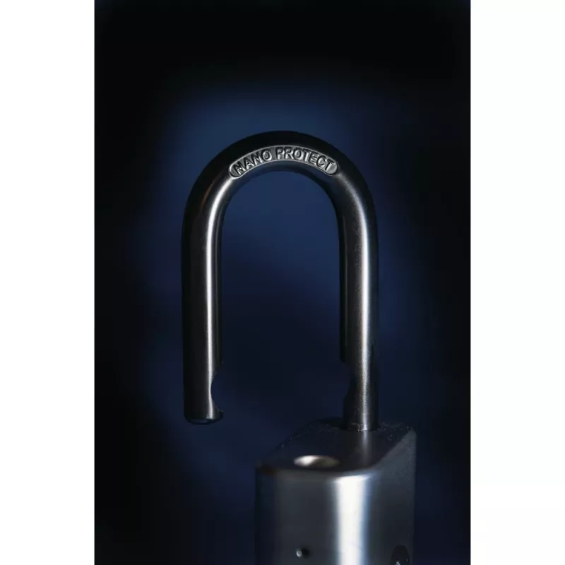 ABUS Touch 57/45 lucchetto biometrico 62575, sensore di impronte digitali, 45 mm, IP66/IP68, resistente alle intemperie, argento
