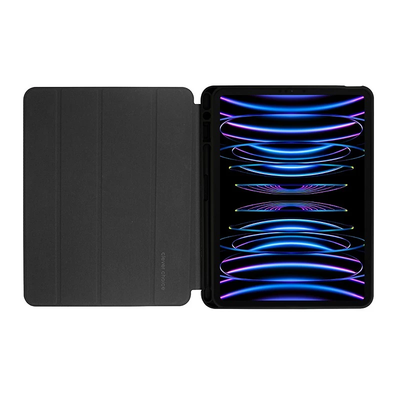 Custodia folio Crong FLEXFOLIO per Apple iPad 11 Pro Air 10,9 pollici nero
