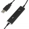 Cuffie mono USB Plusonic 10.1P — cuffie USB a un padiglione compatibili con Teams e Skype