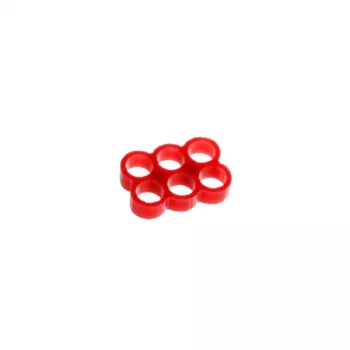E22 6-Slot Stealth pettine per cavi - rosso