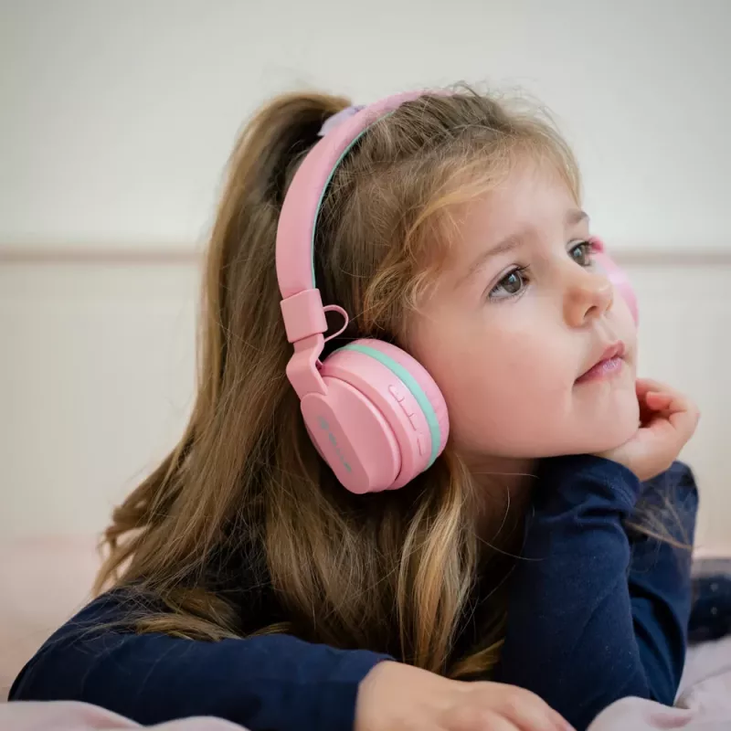 Cuffie Tellur Buddy Bluetooth over-ear rosa