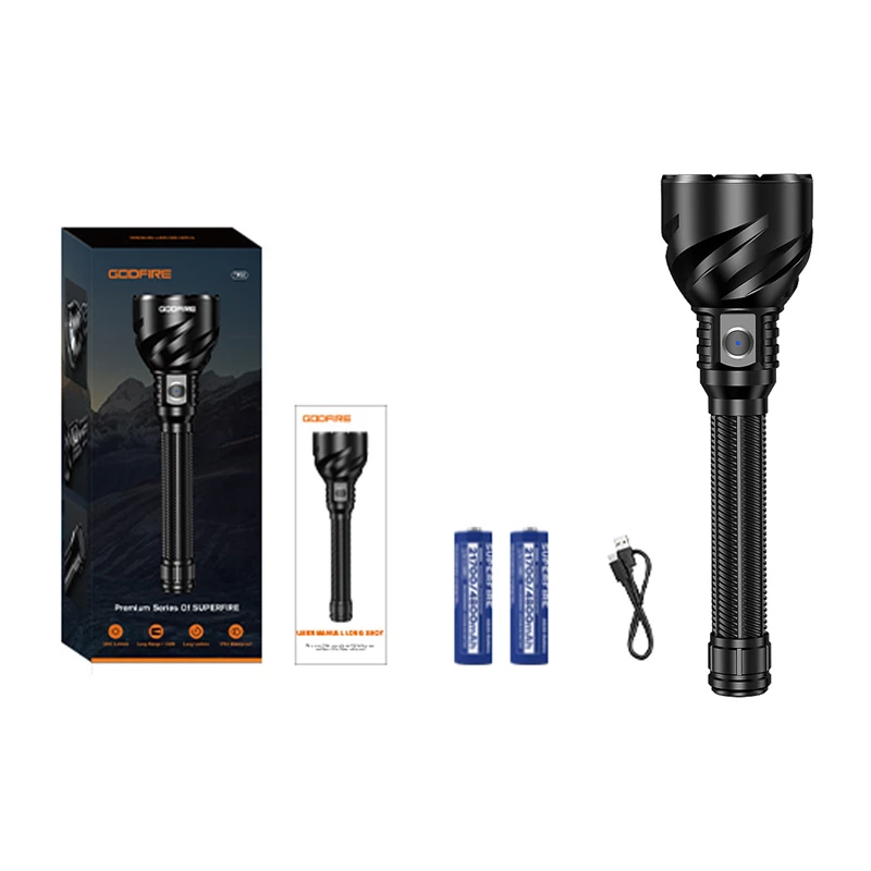 Torcia Superfire TF02 maneggevole LED compatta portatile
