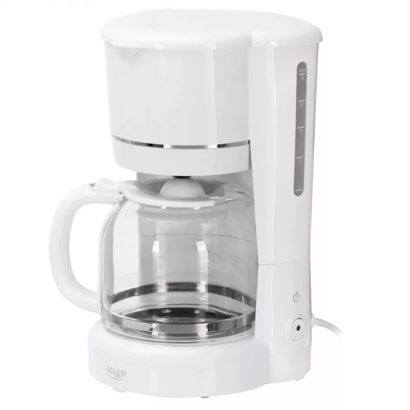 Adler AD 4383w caffettiera a filtro per caffè macinato 1,5 L bianca