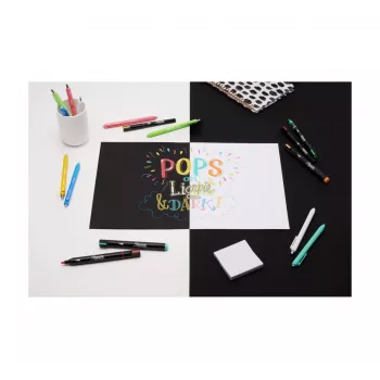 Pennarelli acrilici Sharpie Creative Marker 12 pezzi punta bullet nero