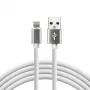 Cavo everActive USB Lightning 1 m - bianco, silicone, ricarica rapida, 2,4A - CBS-1IW