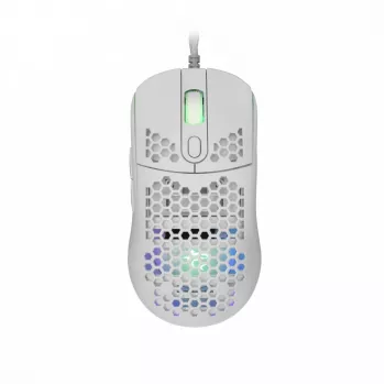 Mouse White Shark GALAHAD bianco USB Type-A
