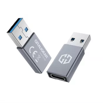 Adattatore GRAUGEAR G-AD-CTA-10G USB-A a USB-C argento
