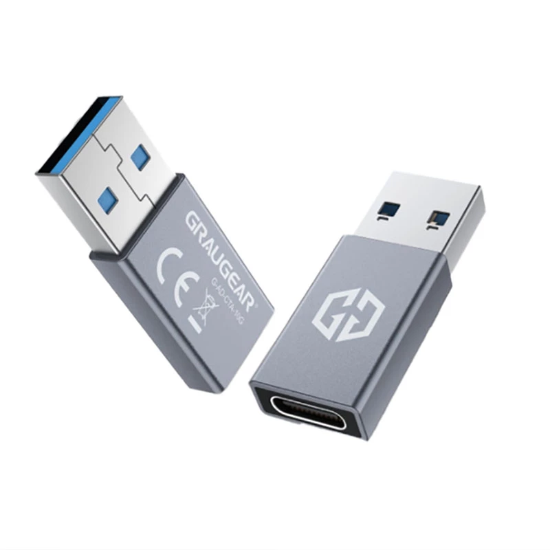 Adattatore GRAUGEAR G-AD-CTA-10G USB-A a USB-C argento