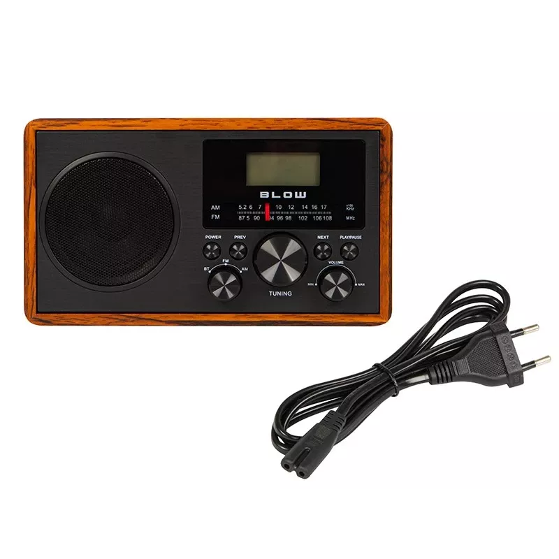 Radio portatile analogica AM/FM BLOW RA9 V.2 — ricezione AM e FM, a batteria, sintonia analogica