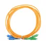 Cavo in fibra ottica Extralink EX.9281, FTTH G.652D, SC‑SC, 3 m, duplex, giallo