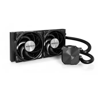 Montech HyperFlow Silent 240 dissipatore liquido all-in-one per processore 12 cm nero 1 pz.