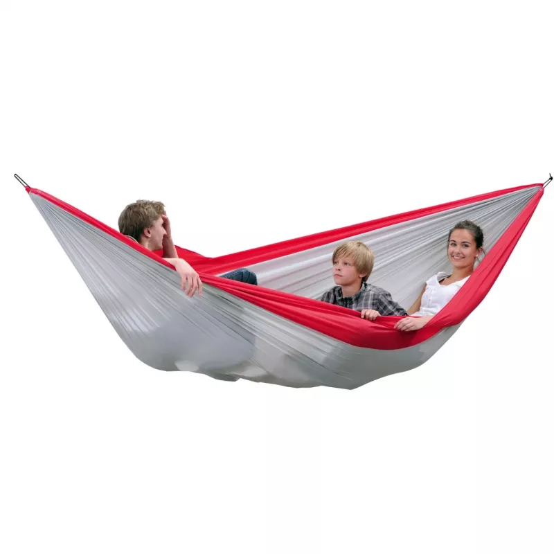 Amazonas Silk Traveller XXL AZ-1030190 amaca da campeggio, grigia/rossa