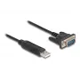 DeLOCK adattatore USB 2.0 su seriale RS-232 50 cm FTDI nero