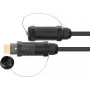 AOC Hybrid High-Speed HDMI 2.0b, rinforzato in acciaio, 4K @60Hz, 18 Gbit/s, nero, 100m, PYTHON Series (AOC-HP2100)