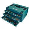 Makita MAKSTOR 3.6 scatola per piccole parti nero, blu