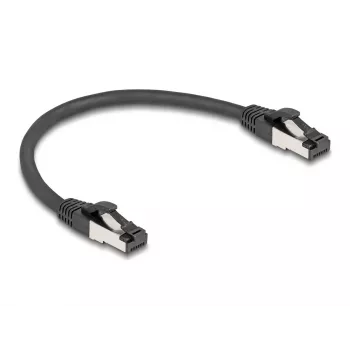 Cavo di rete DeLOCK 80566 RJ-45 Cat8.1 0,25 m nero