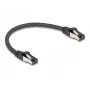 Cavo di rete DeLOCK 80566 RJ-45 Cat8.1 0,25 m nero