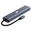 Adattatore HUB USB C 6in1 - HDMI, USBx3, PD, RJ-45