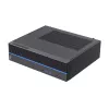 Akyga AK-302-01BL case per PC SFF, Micro-ATX / Mini-ITX, USB-C + 2x USB 3.0 + USB 2.0, senza alimentatore, nero