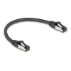 Cavo di rete DeLOCK 80566 RJ-45 Cat8.1 0,25 m nero