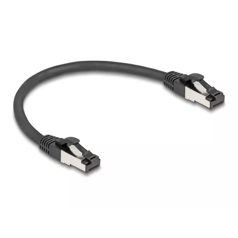 Cavo di rete DeLOCK 80566 RJ-45 Cat8.1 0,25 m nero