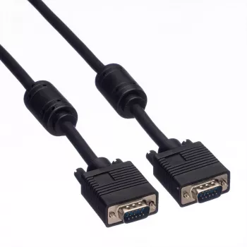 Cavo VGA ROLINE HQ 10m M/M con ferrite