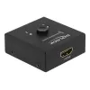 DeLock HDMI 2-1 bidirezionale 4K 60 Hz compatto - Retail Box - switch video/audio - 2 x HDMI - desktop (64072)