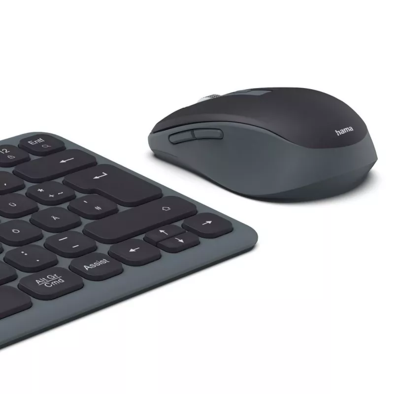 Set tastiera e mouse multi-device nero grigio