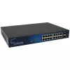 Switch PoE ALLNET 16+2P ALL-SG8418PM – 18 porte Gigabit, 16 porte PoE, 2 porte uplink