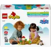 Lego 10431 Duplo Peppa Pig set gioco giardino e casa sull'albero