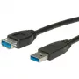 ROLINE cavo USB 3.0, Type-A-A, ST/BU 0,8 m (11.02.8977)