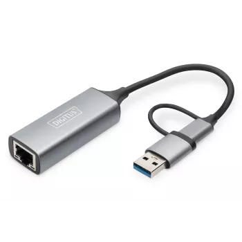 Adattatore USB Type-C Gigabit Ethernet Digitus DN-3028