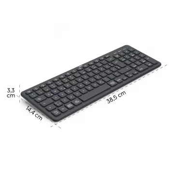 Tastiera wireless multi-device WK-300 nero