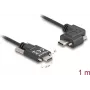 Cavo DeLOCK USB 2.0 connettore maschio USB Type-C su connettore maschio USB Type-C angolato sinistra/destra PD 3.0 60W 1m