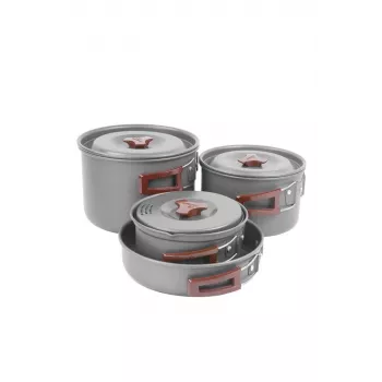 Set da cucina Fire-Maple fmc-206 pentole e padelle da campeggio, leggero, design compatto