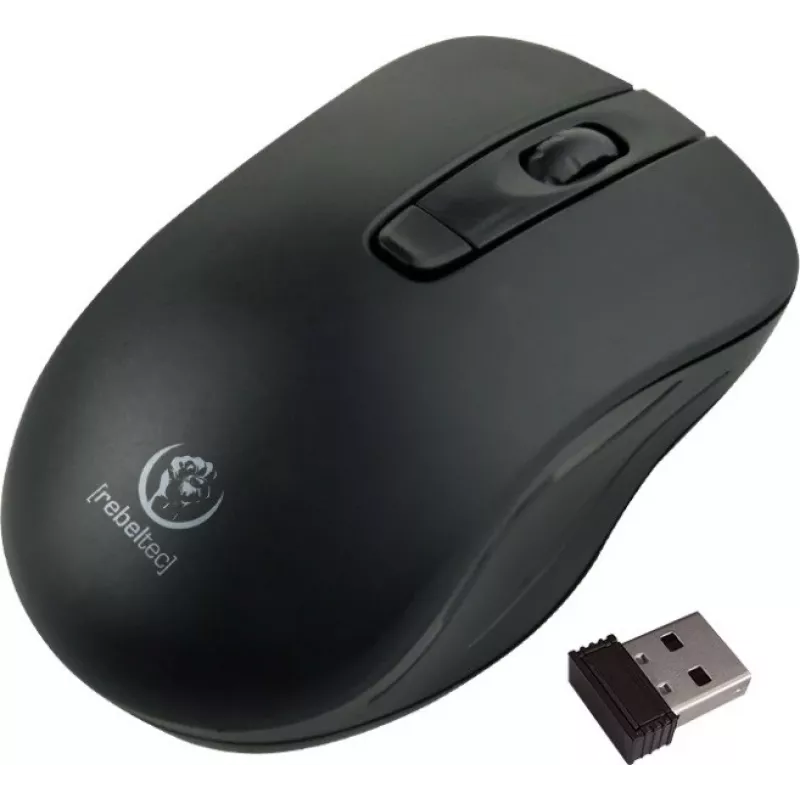 Mouse ottico wireless Rebeltec STAR nero RBLMYS00055 interfaccia
