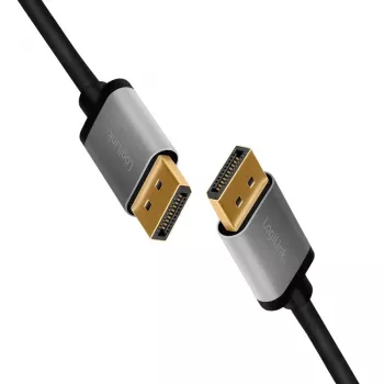 Logilink - cavo DisplayPort - DisplayPort (M) a DisplayPort (M) - DisplayPort 1.2 - 5 m - supporto 4K 60 Hz, supporta 2K 165 Hz (2560 x 1440)