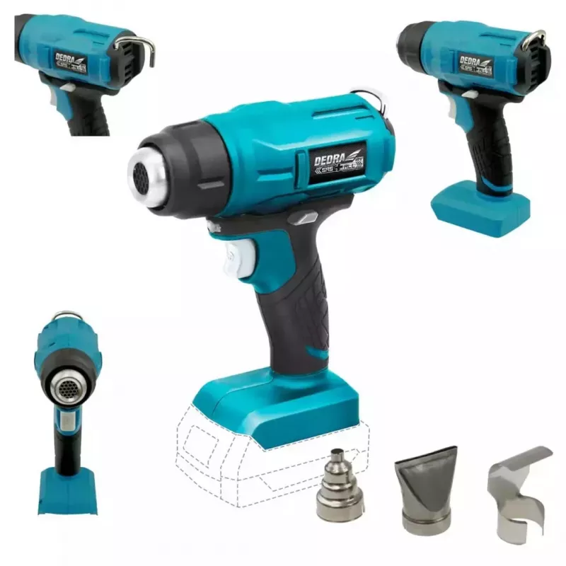 Pistola ad aria calda Dedra DED7058 2000W con temperatura regolabile