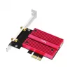 Scheda di rete WLAN Bluetooth interna Cudy WE9300S PCIe, Wi-Fi 7 (802.11be) tri-band 2.4/5/6 GHz, 5765 Mbit/s, Bluetooth 5.4, antenna esterna 2x2