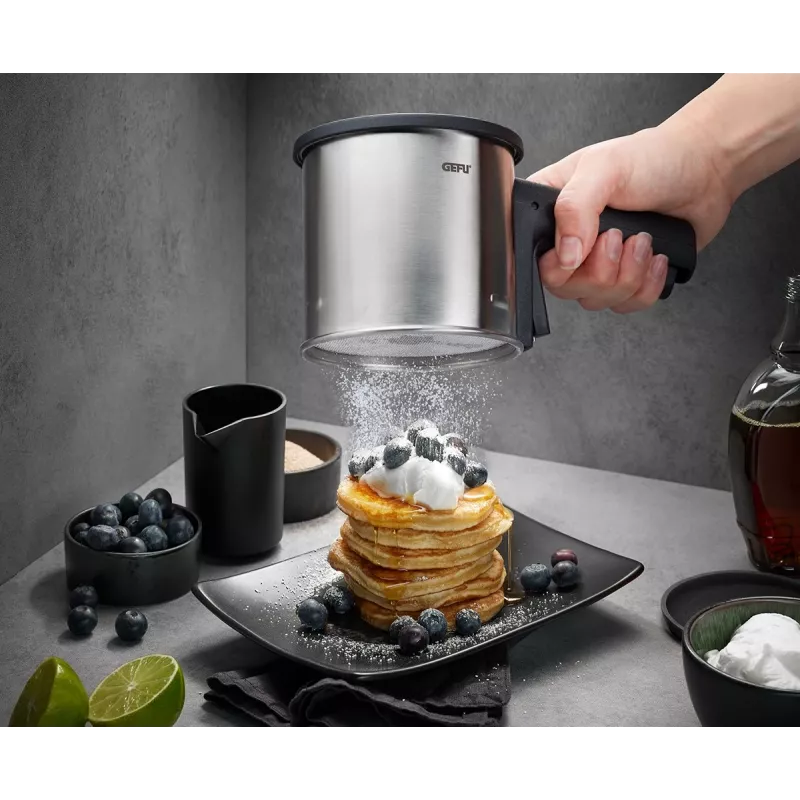Colino da cucina GEFU SIVA, plastica e acciaio inox, rotondo, diametro 10,5 cm