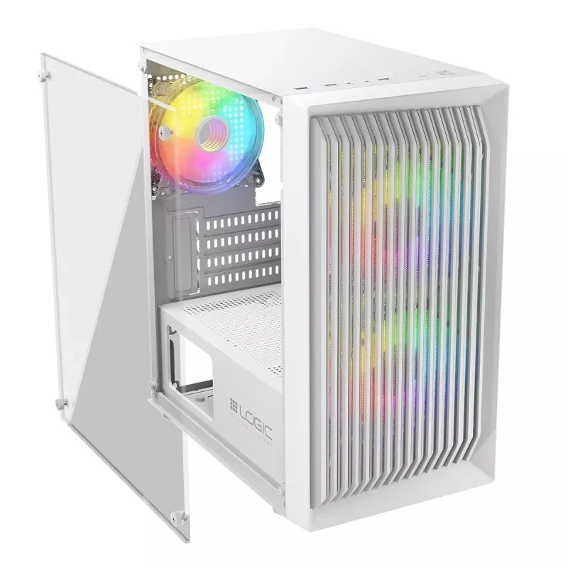 Case LOGIC ATOS ARGB Mini USB 3.0 bianco