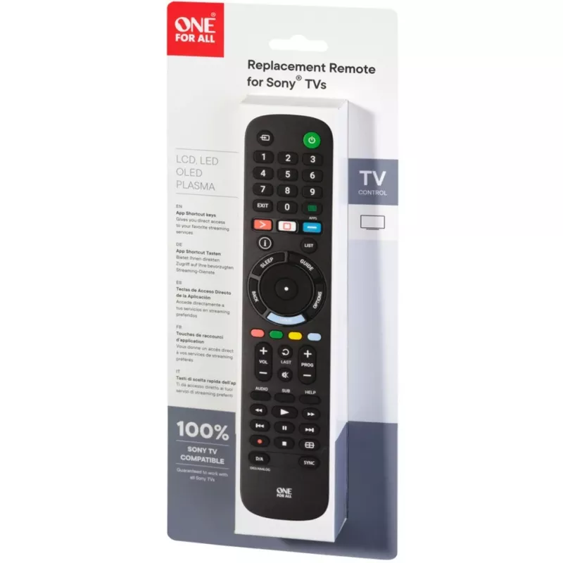 One for All telecomandi sostitutivi TV - telecomando sostitutivo Sony TV