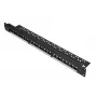Patch panel Extralink 24 porte U/UTP (UTP) modulare, 1U, nero, larghezza 482,6 mm