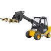 Carrello elevatore BRUDER JCB Teletruk giocattolo — ABS, età consigliata 3+, nero e giallo