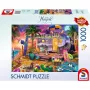 Puzzle Schmidt Spiele Jeff Haynie 1000 pezzi — Roulotte al mare, puzzle paesaggistico da 1000 pezzi