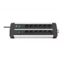 Prolunga elettrica Brennenstuhl 1391000912 3 m 12 prese AC per interni nero bianco
