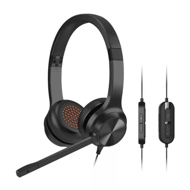 Creative 51EF0980AA000 Chat cuffie con microfono USB on-ear con filo stereo nero